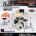Pearl Decade Maple 5-Piece Drum Set with Hardware, Drumstick and Throne - 22" Kick - Satin Black Burst - Music Bliss Malaysia