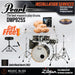 Pearl Decade Maple 5-Piece Drum Set with Hardware, Drumstick and Throne - 22" Kick - Satin Black Burst - Music Bliss Malaysia
