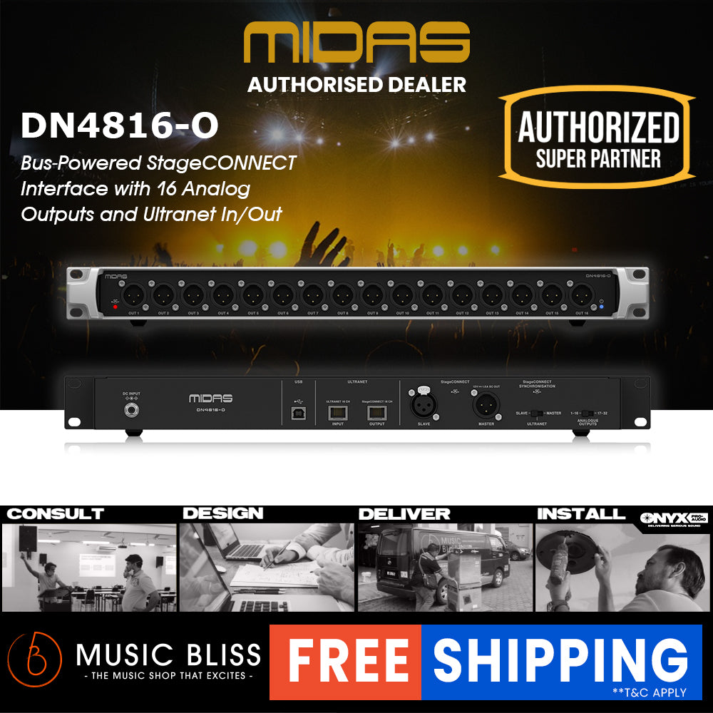 Midas DN4816-O Stage Connect Interface | Music Bliss Malaysia