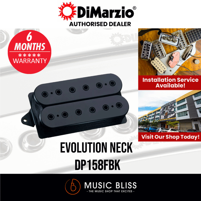 DiMarzio DP158FBK Evolution Neck Pickup - Music Bliss Malaysia