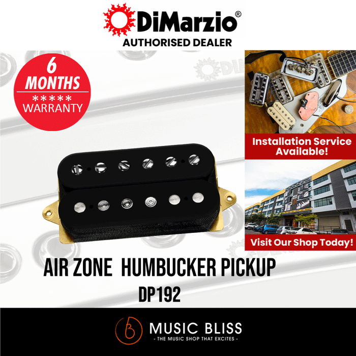 DiMarzio Air Zone DP192 Humbucker Electric Guitar Pickup - Music Bliss Malaysia