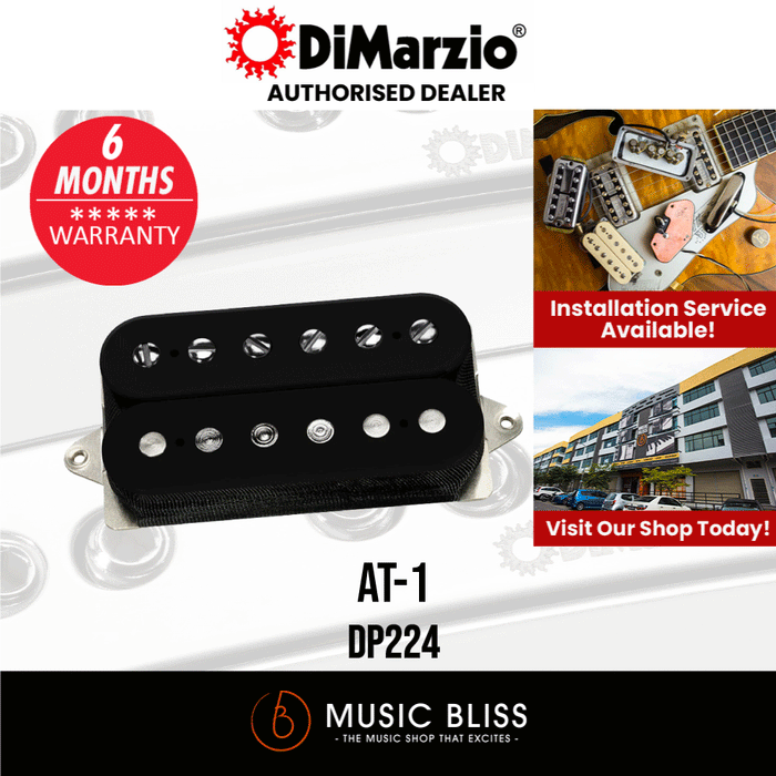 DiMarzio DP224 AT-1 F-Spaced Version Andy Timmons Humbucker Pickup - Music Bliss Malaysia