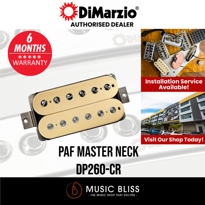 DiMarzio DP260CR PAF Master Neck Pickup - Music Bliss Malaysia
