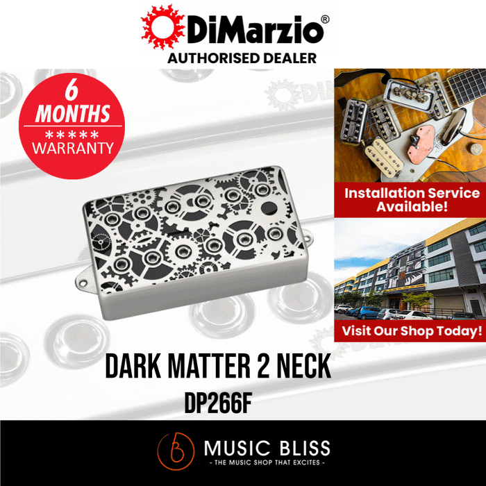 DiMarzio DP266F Dark Matter 2 Neck Humbucker Pickup - Music Bliss Malaysia