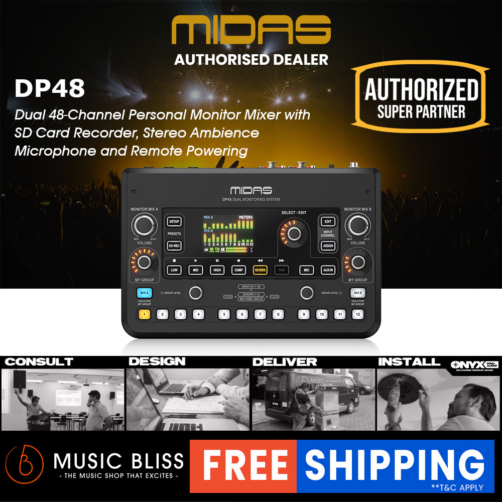 Midas DP48 48-channel Personal Mixer (DP-48) | Music Bliss Malaysia