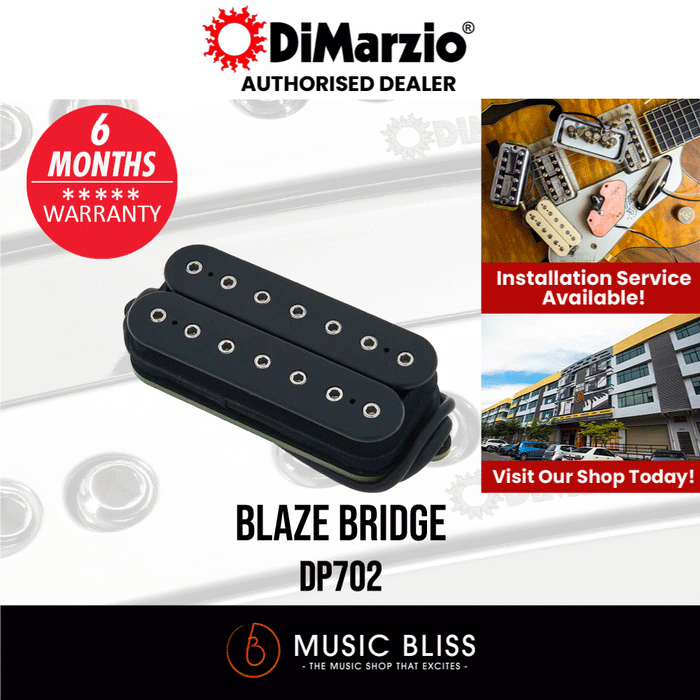 DiMarzio DP702 Blaze Bridge - Music Bliss Malaysia