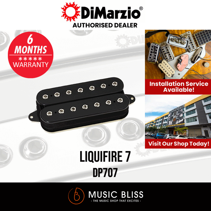 DiMarzio DP707 LiquiFire 7 Humbucker Pickup - Music Bliss Malaysia