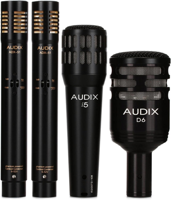 Audix DP Quad 4-Piece Drum Microphone Package