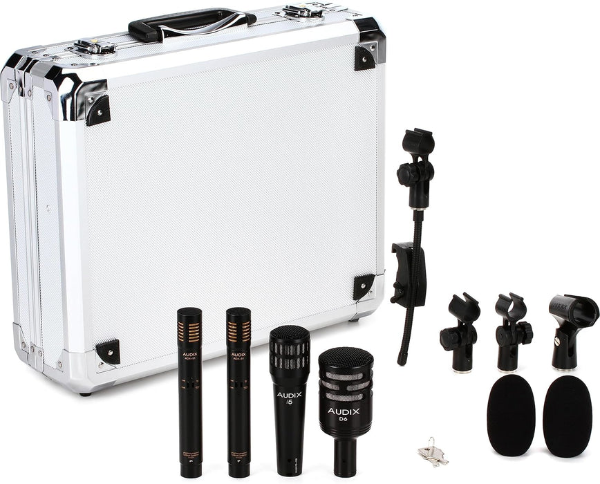 Audix DP Quad 4-Piece Drum Microphone Package
