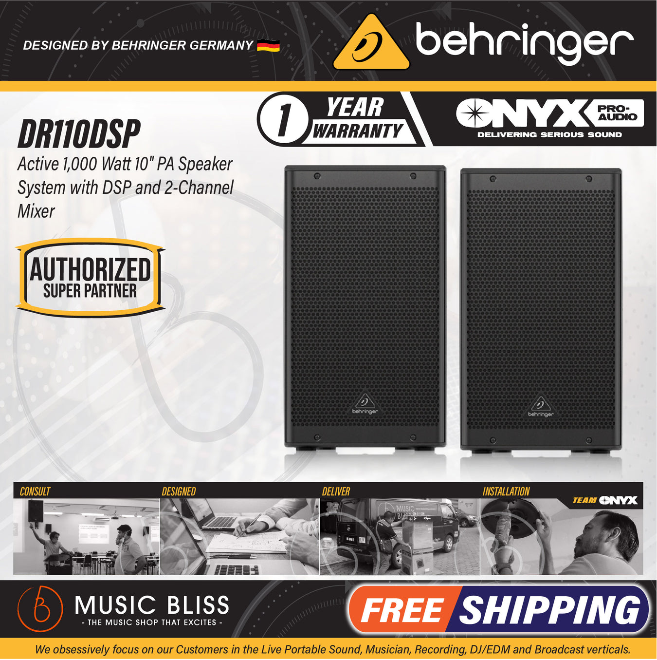 Behringer Active PA Speaker
