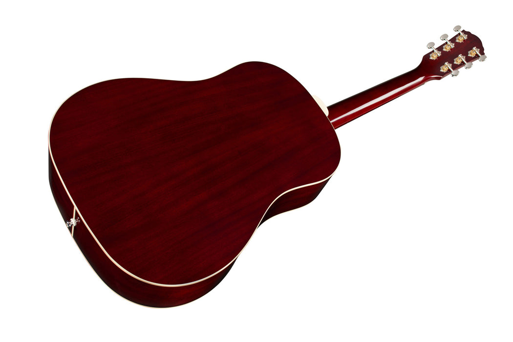Guild DS-240 Memoir Acoustic Guitar - Wine Red, Solid Spruce Top, Solid Mahogany Back & Sides