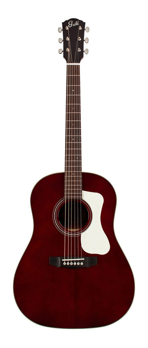 Guild DS-240 Memoir Acoustic Guitar - Wine Red, Solid Spruce Top, Solid Mahogany Back & Sides