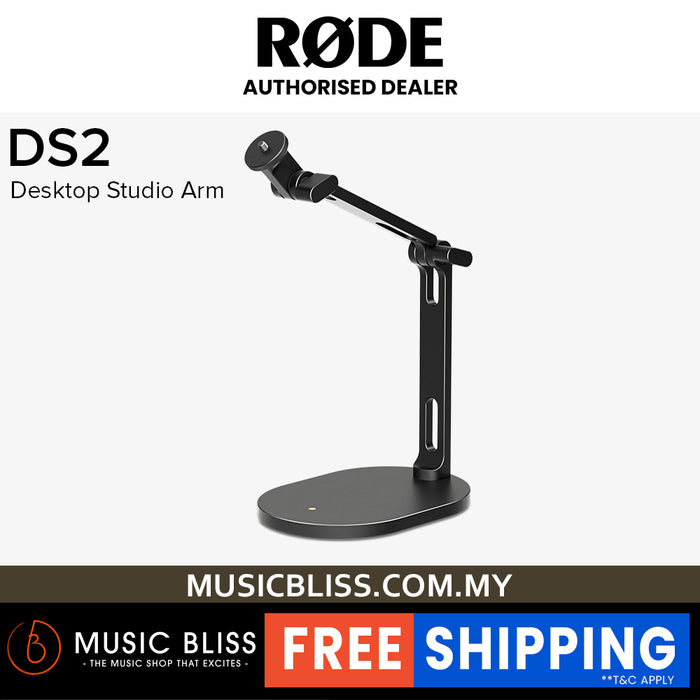 Setup Rode Mic Ds2 Rode DS2 Desktop Studio Arm for Broadcast Microphones (DS-2) | Music ...