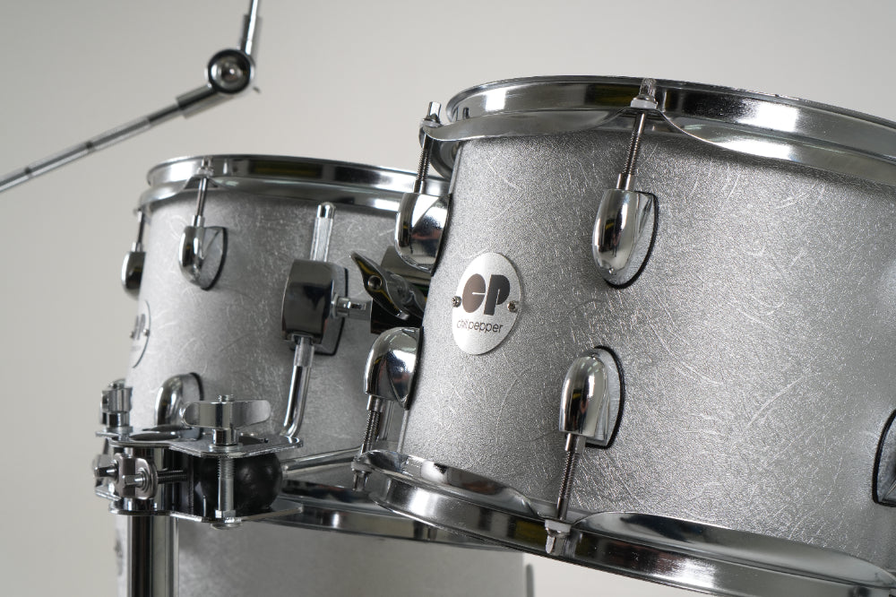 Chilli Pepper Rhythm Mate 5-Piece Drum Set  - Classic White