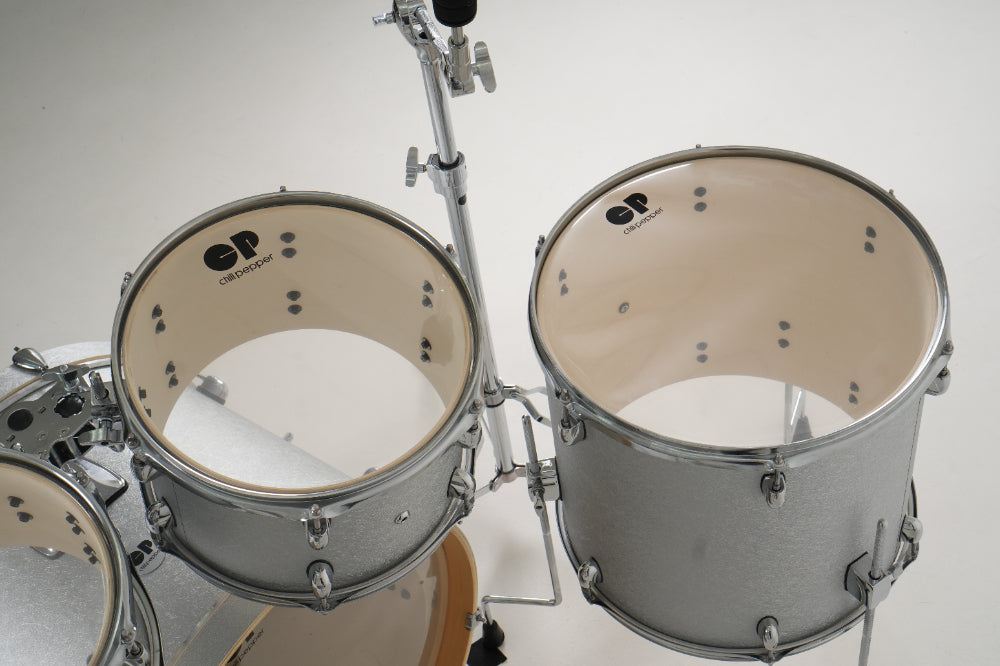 Chilli Pepper Rhythm Mate 5-Piece Drum Set  - Classic White
