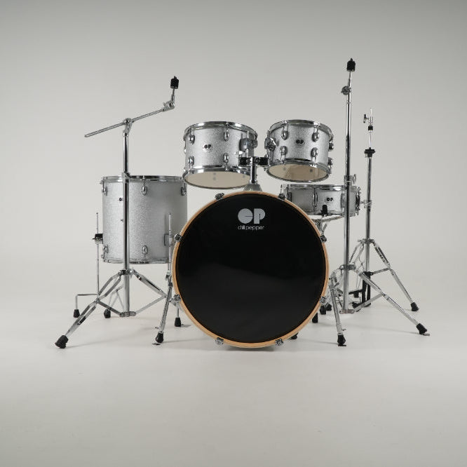 Chilli Pepper Rhythm Mate 5-Piece Drum Set  - Classic White