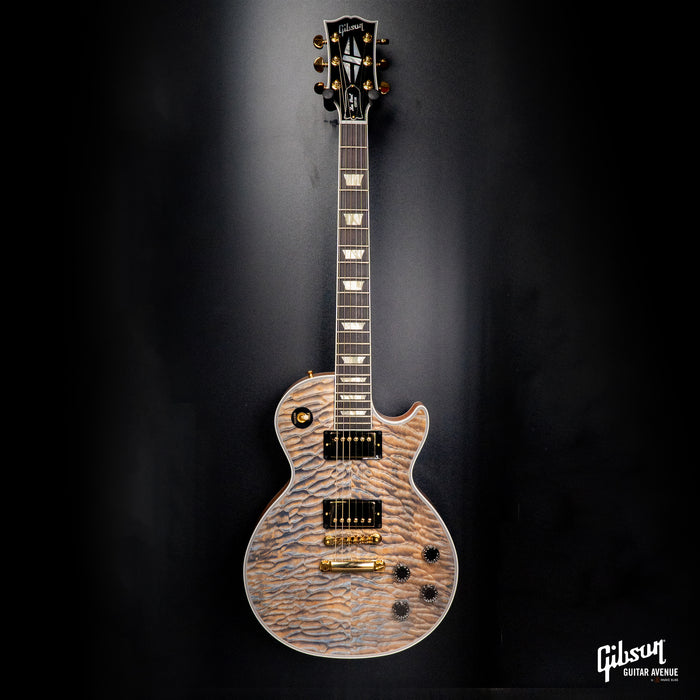 GIBSON MADE TO MEASURE LES PAUL CUSTOM 7A QUILT TOP - OCEAN BLUE - GLOSS GH