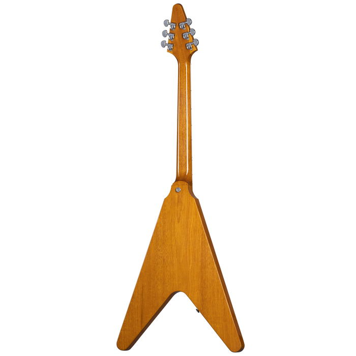 GIBSON 70S FLYING V ELECTRIC GUITAR - ANTIQUE NATURAL - Music Bliss Malaysia