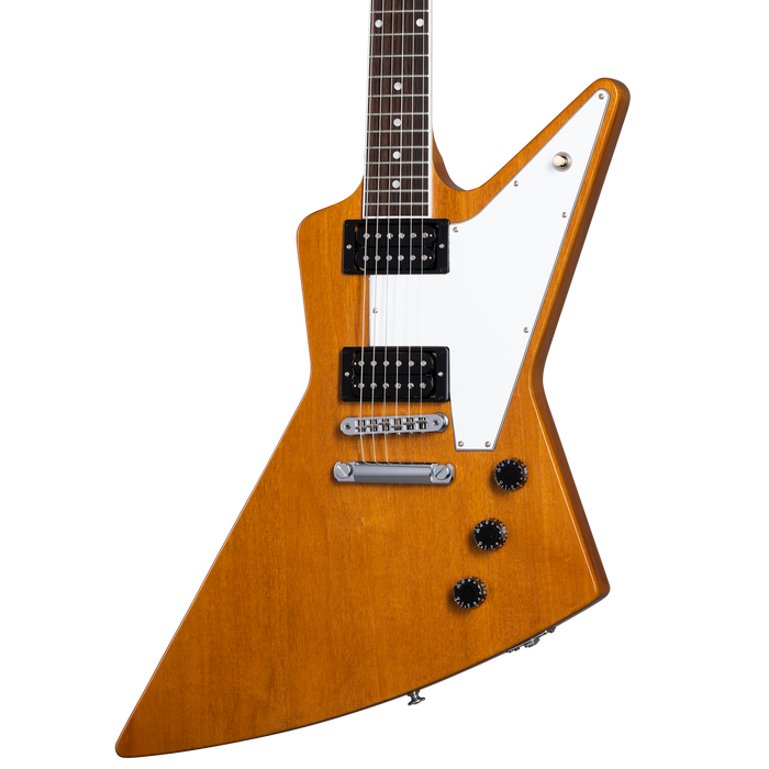 GIBSON 70S EXPLORER ELECTRIC GUITAR - ANTIQUE NATURAL - Music Bliss Malaysia