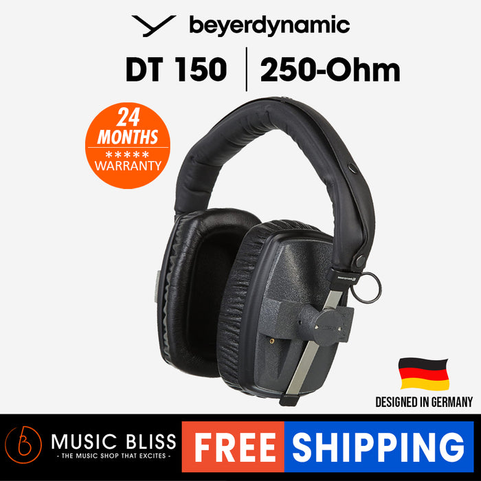 Beyerdynamic DT 150 250 Ohm Closed Dynamic Monitoring Headphone for use in loud environments and broadcast, film and recording - Music Bliss Malaysia