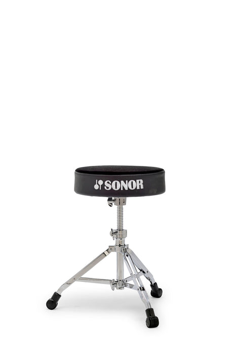 Sonor DT 4000 Drum Throne, Double Braced, Round Top, Cloth Seat, Spindle