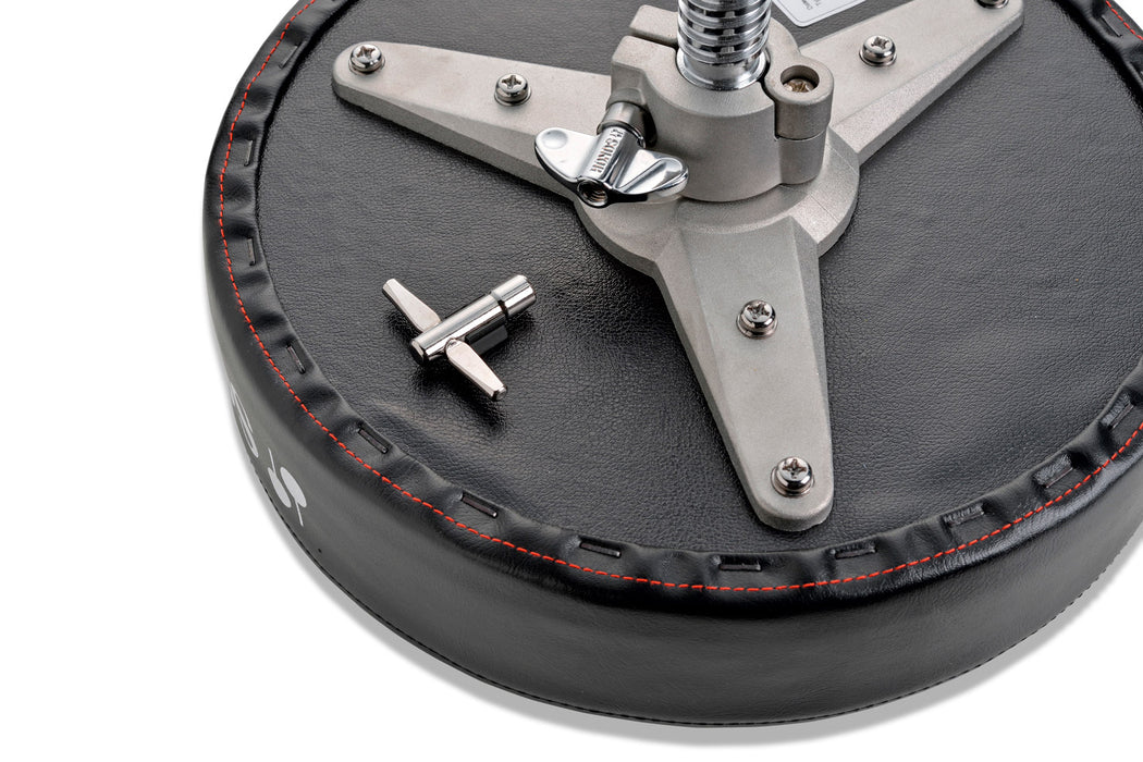 Sonor DT 4000 Drum Throne, Double Braced, Round Top, Cloth Seat, Spindle