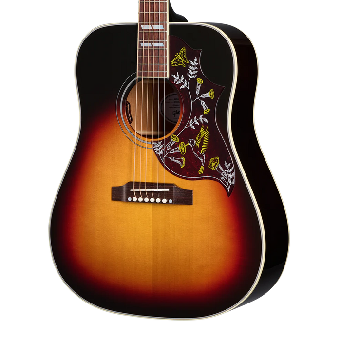 GIBSON HUMMINGBIRD STANDARD ACOUSTIC-ELECTRIC GUITAR - TRI BURST, EXCLUSIVE