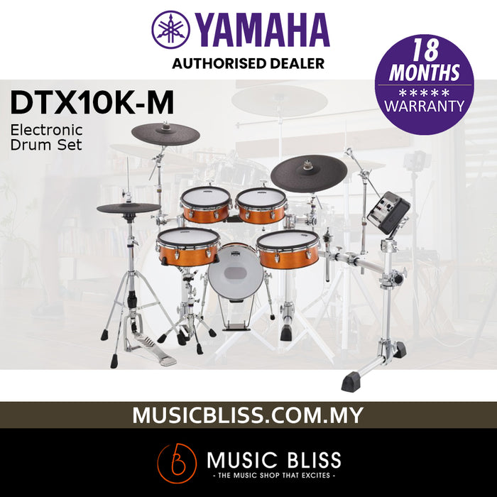 Yamaha DTX10K-M Electronic Drum Set - Real Wood