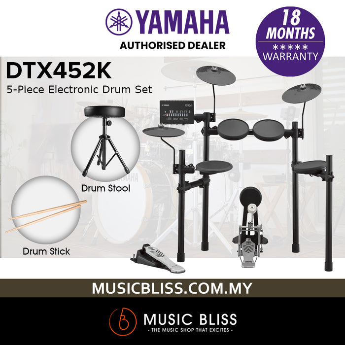 Yamaha Digital Drum DTX452K Electronic Drum Set