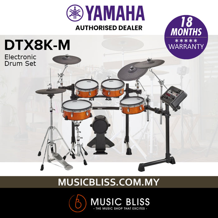 Yamaha DTX8K-M Electronic Drum Set - Real Wood