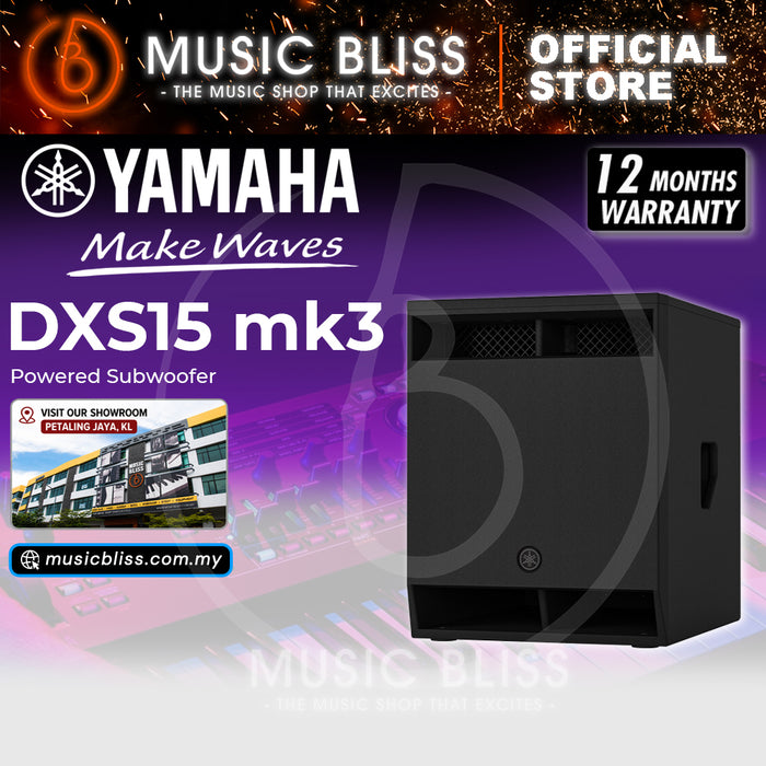 Yamaha DXS15 MK3 15" 2500-watt Active Subwoofer