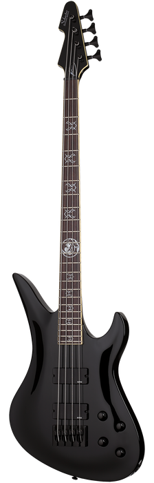 Schecter Dale Stewart Avenger Electric Bass Guitar - Gloss Black