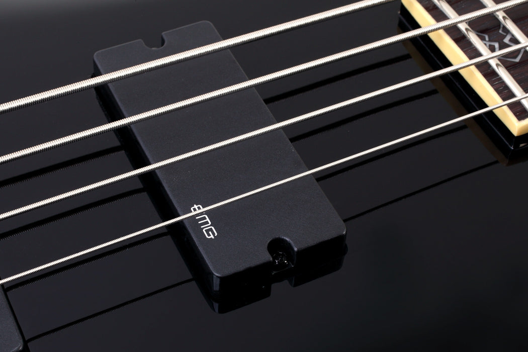 Schecter Dale Stewart Avenger Electric Bass Guitar - Gloss Black