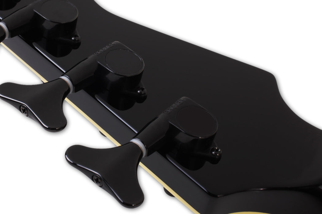 Schecter Dale Stewart Avenger Electric Bass Guitar - Gloss Black