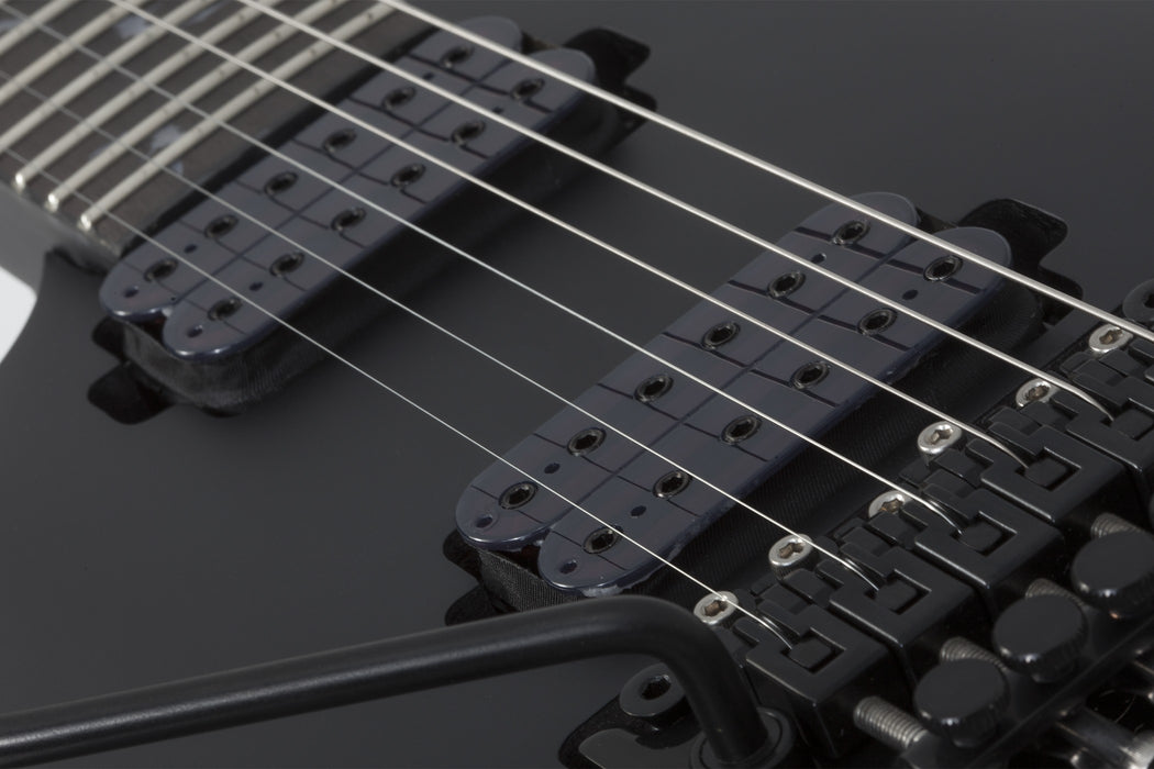 Schecter Damien-6 FR Left-Handed Electric Guitar - Satin Black