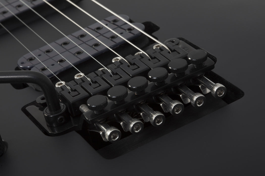 Schecter Damien-6 FR Left-Handed Electric Guitar - Satin Black