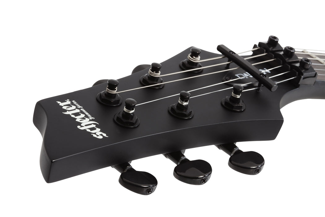 Schecter Damien-6 FR Left-Handed Electric Guitar - Satin Black