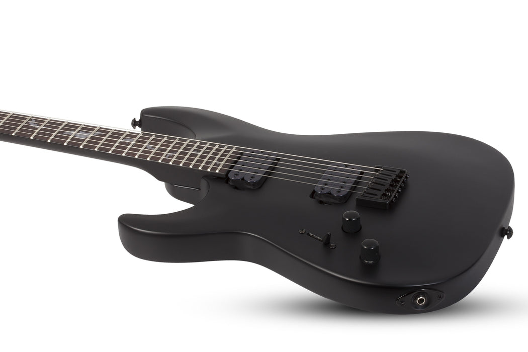 Schecter Damien-6 Left-Handed Electric Guitar - Satin Black