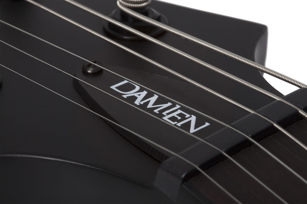 Schecter Damien-6 Left-Handed Electric Guitar - Satin Black