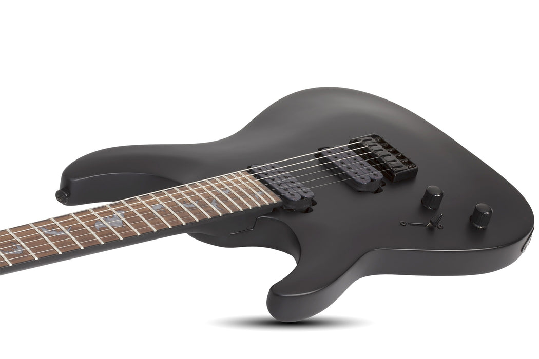 Schecter Damien-6 Left-Handed Electric Guitar - Satin Black