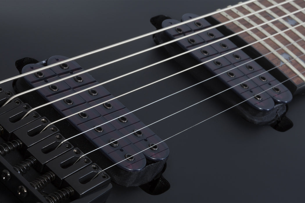 Schecter Damien-7 Electric Guitar - Satin Black