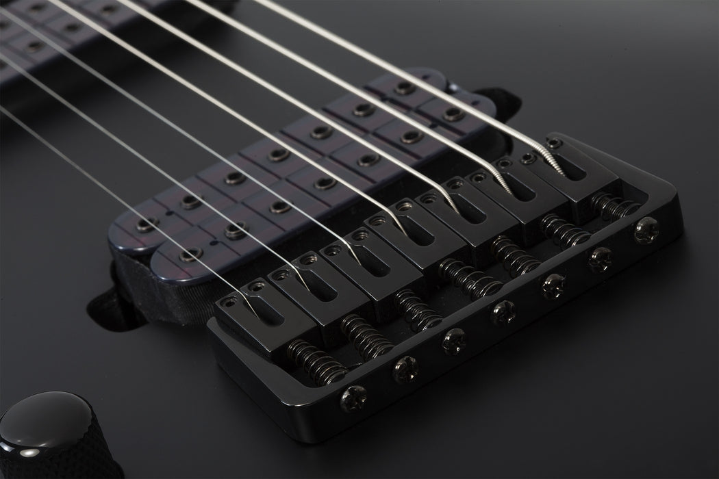 Schecter Damien-7 Left-Handed Electric Guitar - Satin Black