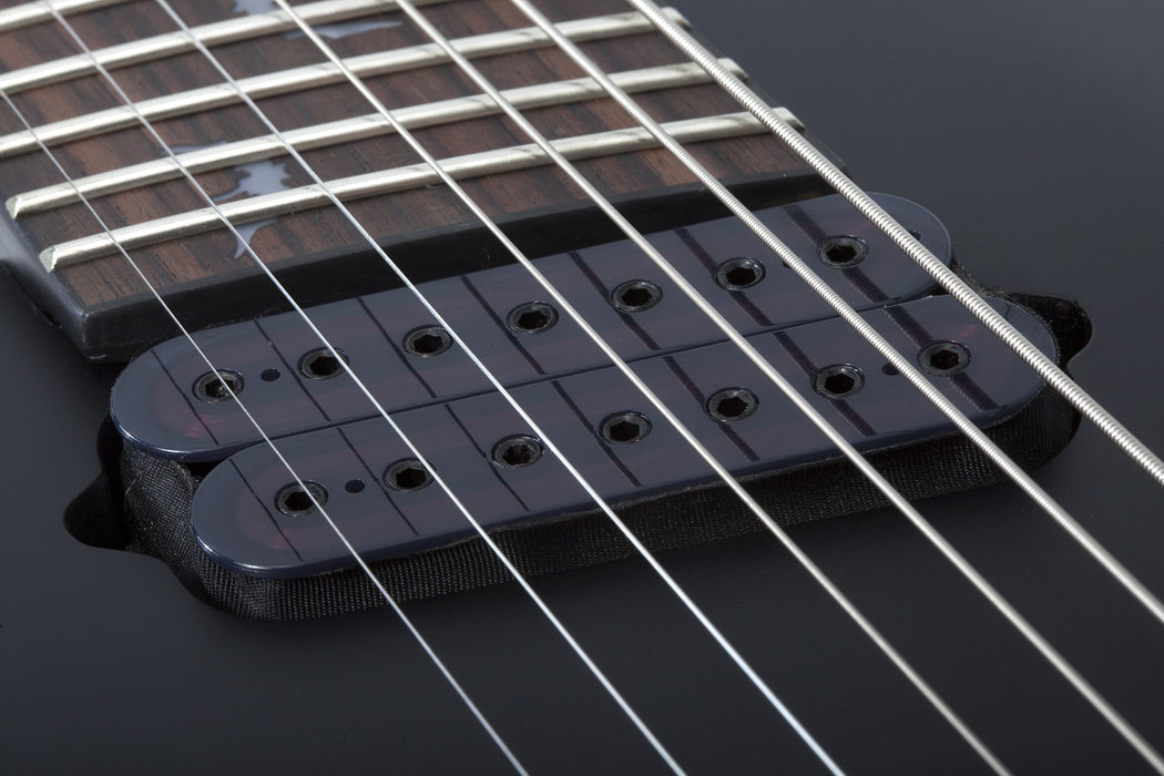Schecter Damien-7 MS Left-Handed Electric Guitar - Satin Black