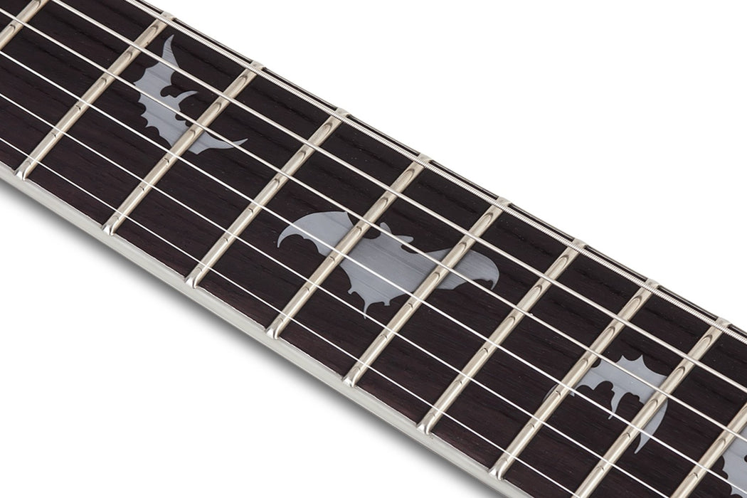 Schecter Damien Platinum-6 FR S Left-Handed Electric Guitar - Satin Black