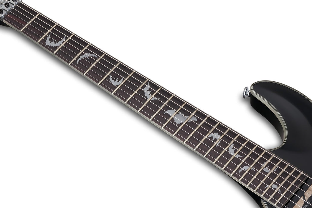 Schecter Damien Platinum-6 FR S Left-Handed Electric Guitar - Satin Black