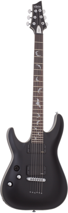 Schecter Damien Platinum-6 Left-Handed Electric Guitar - Satin Black