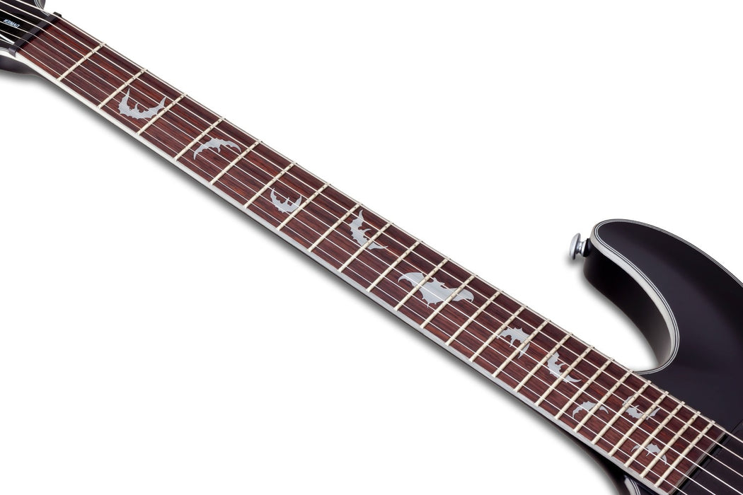 Schecter Damien Platinum-6 Left-Handed Electric Guitar - Satin Black
