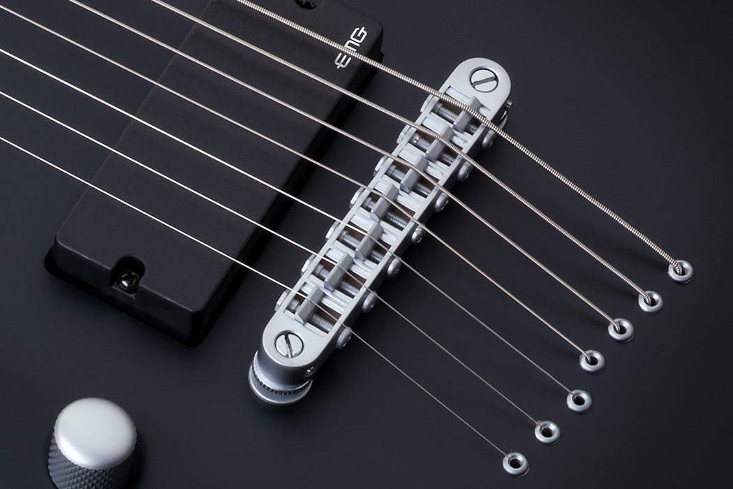 Schecter Damien Platinum-7 Left-Handed Electric Guitar - Satin Black