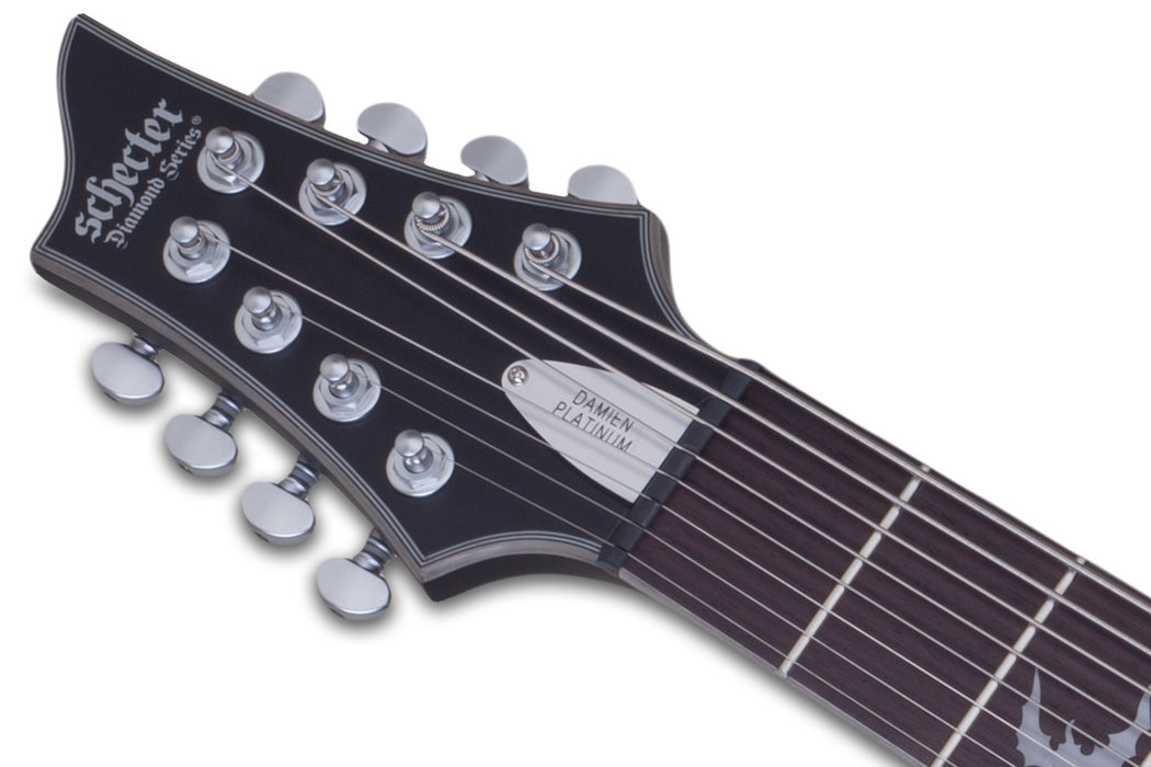 Schecter Damien Platinum-8 Left-Handed Electric Guitar - Satin Black