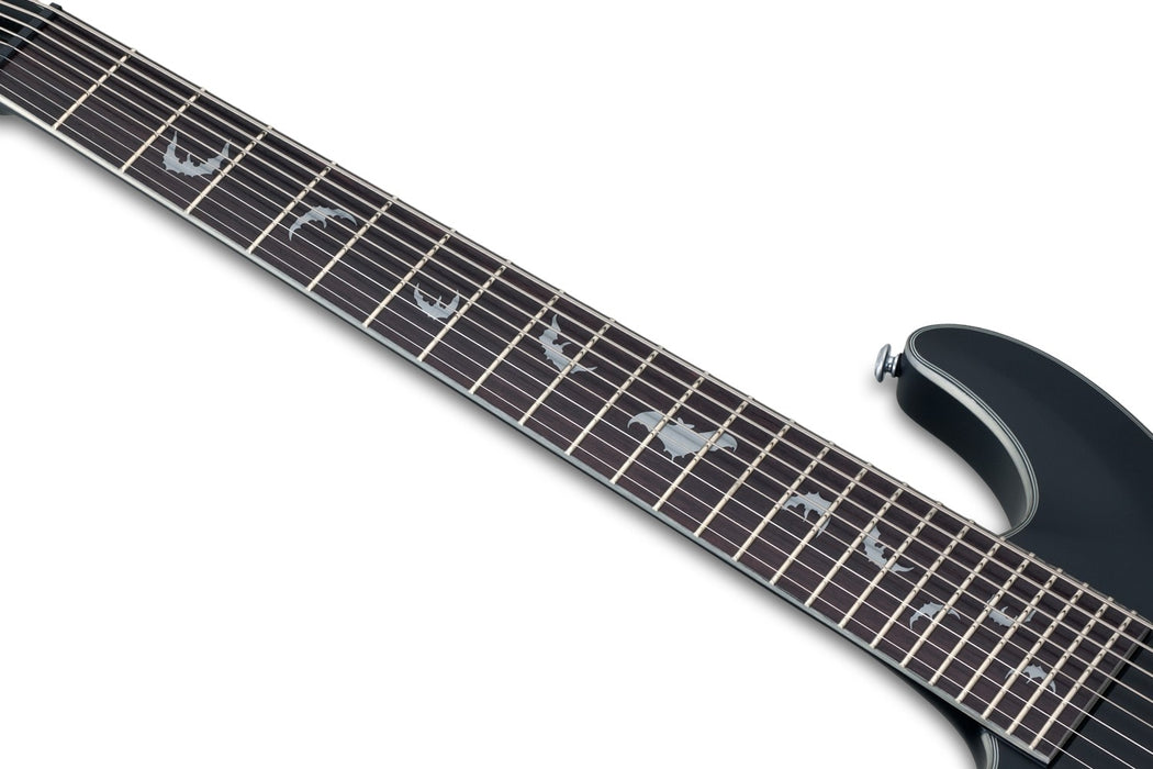 Schecter Damien Platinum-8 Left-Handed Electric Guitar - Satin Black